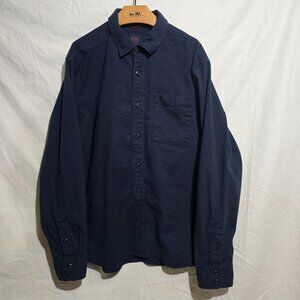 TOPO Designs Men's LS Button Front Shirt - Navy - Sz XL*
